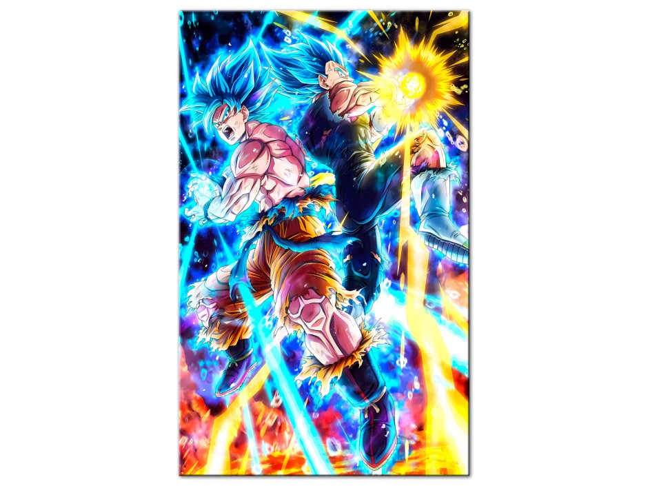 Tableau Aluminium Duo Saiyan Blue