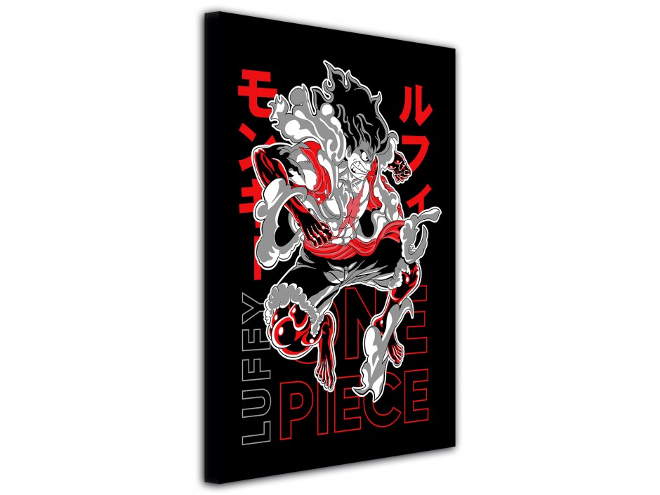 Tableau toile imprimée Luffy Forme Gear 4