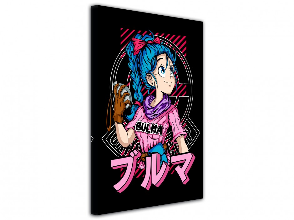 Tableau toile imprimée Bulma Style Retro Pink