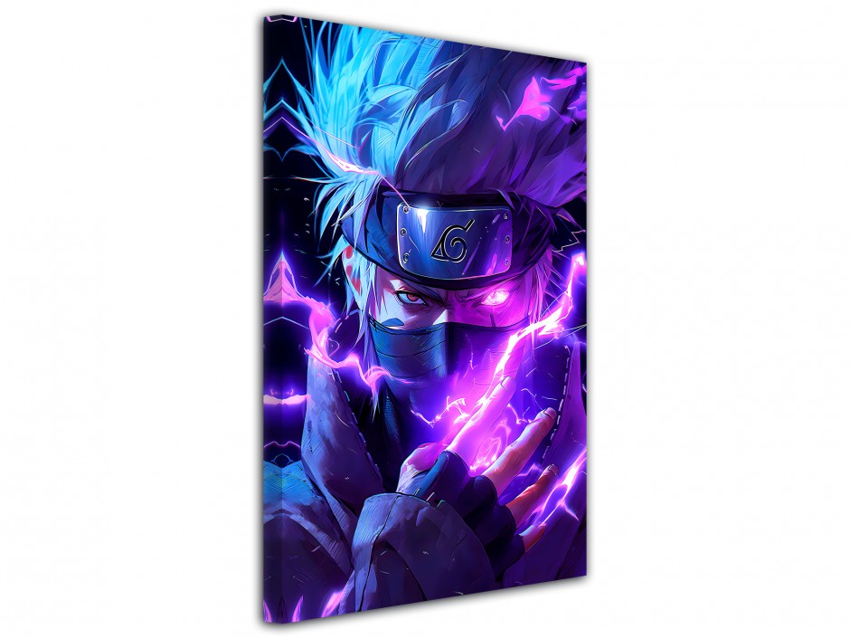 Tableau toile imprimée Kakashi Foudre