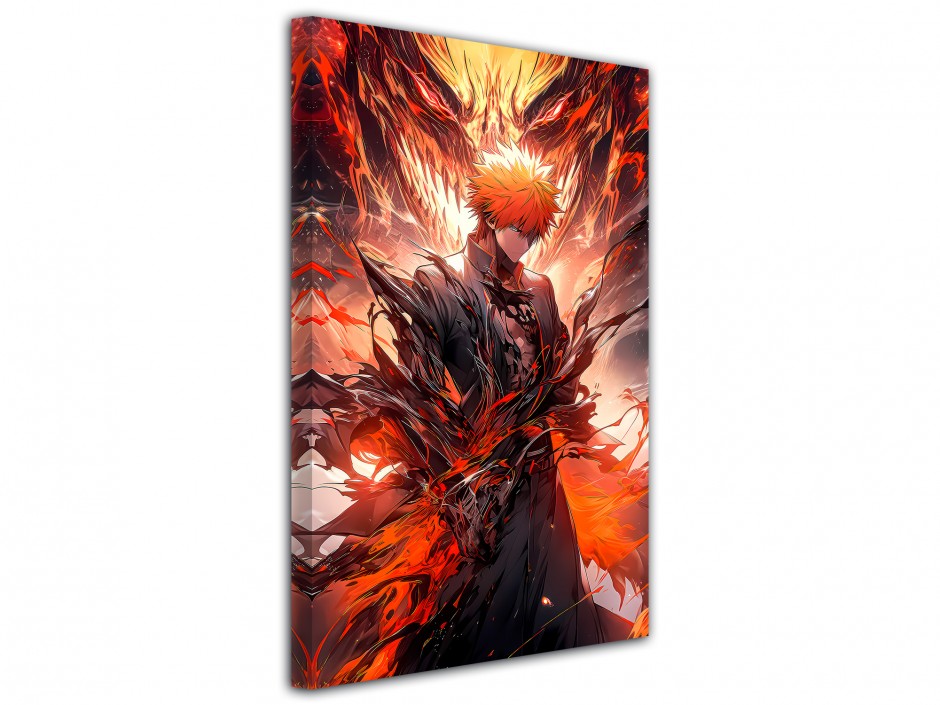 Tableau toile imprimée Ichigo Flamme Hollow