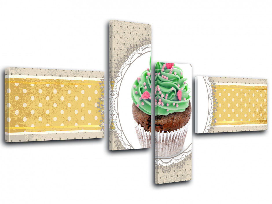 Tableau toile cuisine CUPCAKE