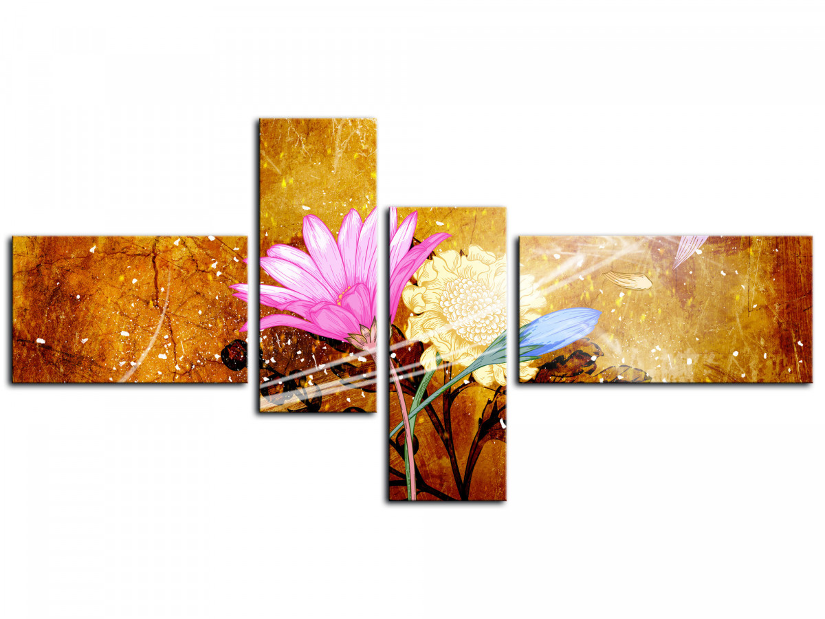 Décalcomanie murale «Fleurs sauvages» 25 po x 53 po par Love Karla