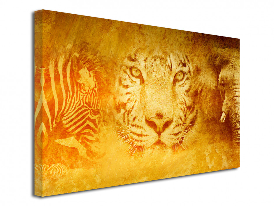 Tableau toile décorative ANIMAUX SAVANE