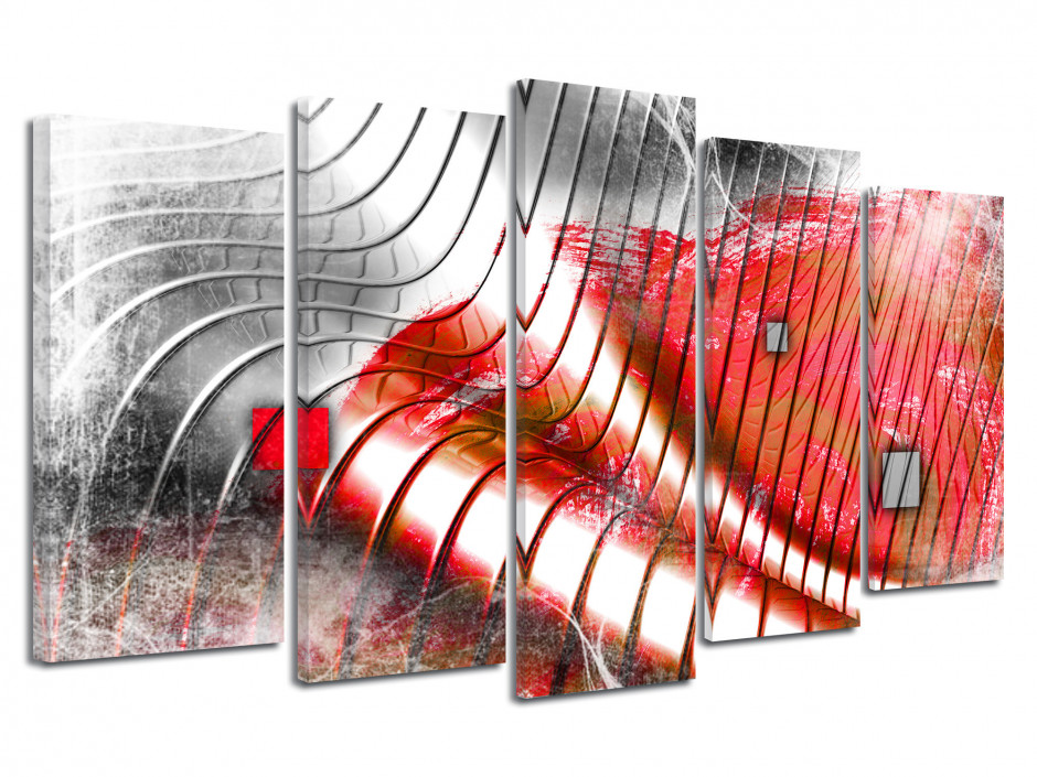 Tableau toile design décoration VAGUES ABSTRAITES