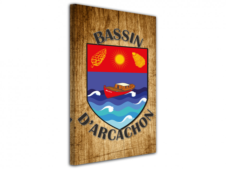 Tableau illustration Blason Bassin d'Arcachon