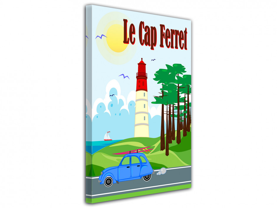 Tableau Affiche du Phare du Cap Ferret