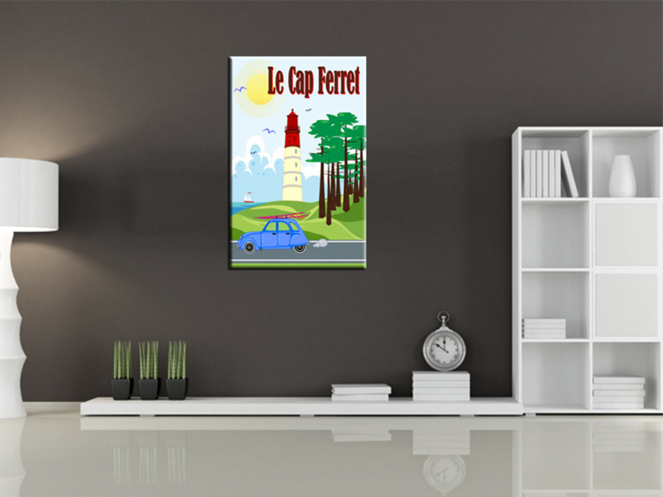 Tableau Affiche du Phare du Cap Ferret