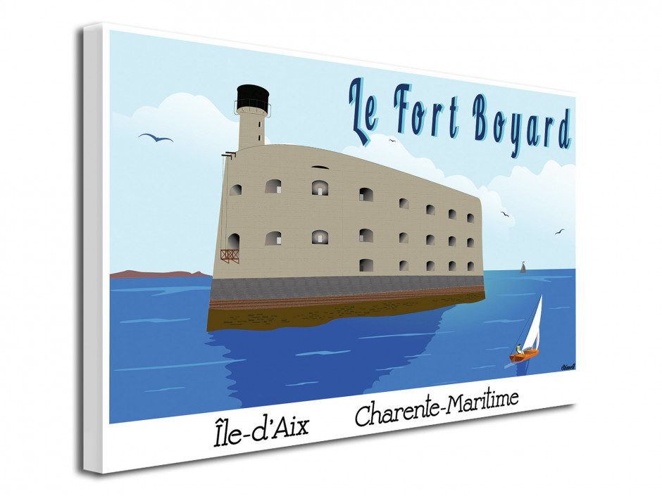 Tableau déco illustration Le Fort Boyard