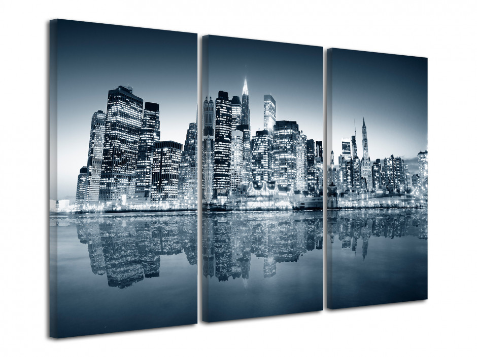 Tableau triptyque Manhattan New York