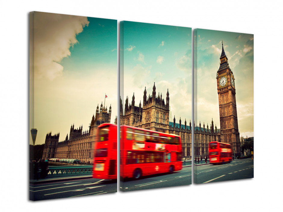 Tableau triptyque Londres