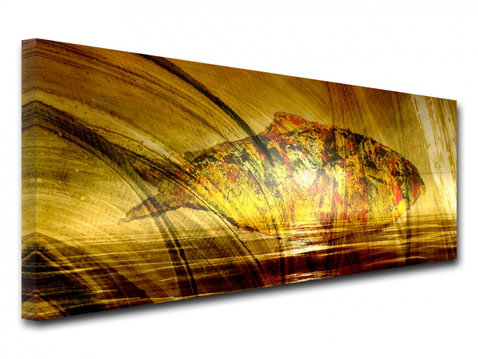 Tableau toile panoramique POISSON MODERNE