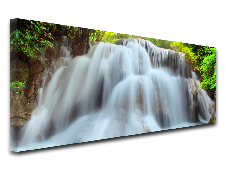 Tableau toile panoramique CHUTES D'EAU