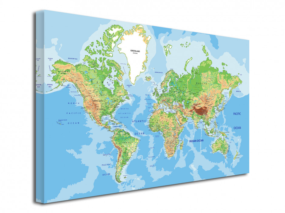 Tableaux Carte Du Monde