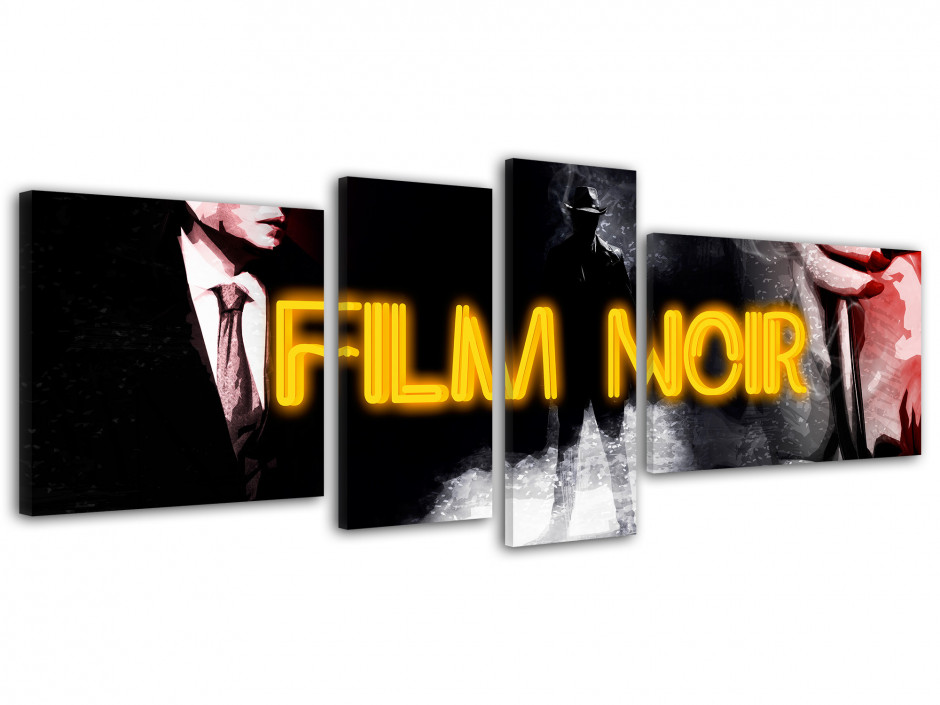 Tableau toile cinéma FILM NOIR