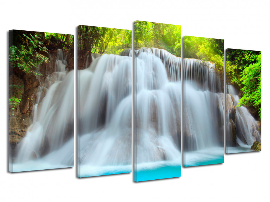 Tableau toile paysage photo CHUTES D'EAU RAFRAICHISSANTES