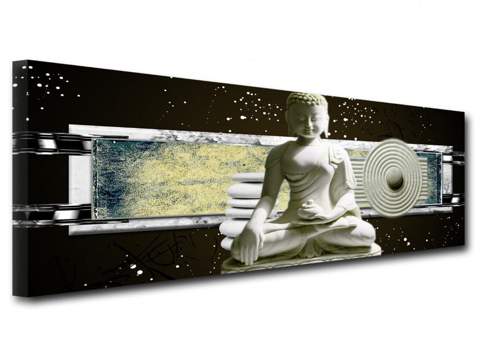 Tableau toile zen décoration STATUE BOUDDHA