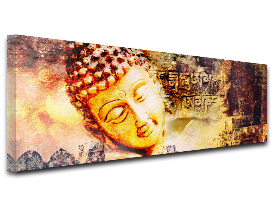 Tableau toile panoramique DECO BOUDDHA