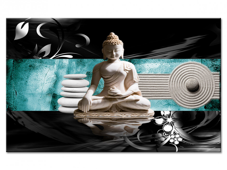 Vente cadre bouddha déco zen élégante sur toile imprimée - Declina