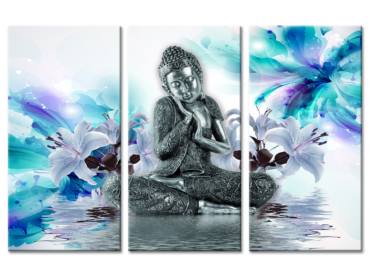 ▷ Tableau Triptyque Bouddha