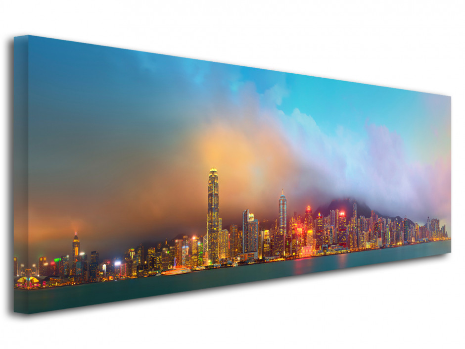 Tableau deco panoramique Hong Kong